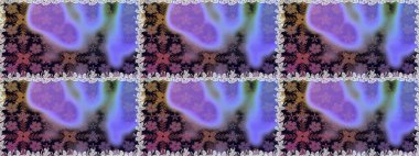 Sabıka fotoğraflarında, bebek kıyafetlerinde, duvar kâğıtlarında, paket kutularında falan kullanılabilir. Zarif, parlak ve kusursuz mor çiçek desenli tasarım..