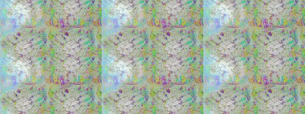 Çiçek ve yapraklı karalama şeklinde Raster çiçek deseni. Tarafsız, gri ve mavi renklerde bahar çiçekleri. Raster illüstrasyonu.