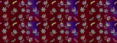 Organik motif arka planı. Çizim kalıbı. Raster illüstrasyonu. Ultraviyole kumaş deseni.