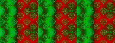 Çiçekli el, pürüzsüz desen çizmiş. Modern yeşil, kırmızı ve kahverengi raster arka plan duvar kâğıdı çizgili, klasik çizgili, desenli desenli çiçekler, çiçekli süsler..