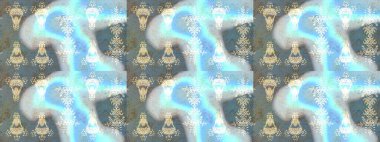 Raster Güzel kumaş deseni. Raster suluboya çiçek deseni, narin çiçekler, nötr, mavi ve gri çiçekler, tebrik kartı şablonu.