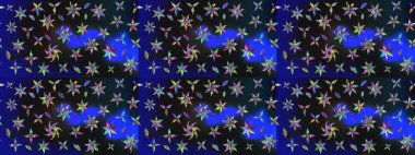 Sketch Floral Pattern in Raster illustration. Fancy fabric pattern. Colour Spring Theme sketch pattern Background. Flat Flower Elements Design.