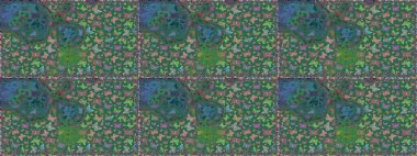 Raster illüstrasyonu. Çizim, karalama, karalama. Erkekler, kızlar, elbiseler, duvar kağıtları için soyut, pürüzsüz desen. Kelebeklerle kusursuz desen. Sonsuz.