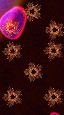 Noel şenlikli arka plan. Raster resim. Noel dekorasyon kar kar tanesi.