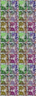 Suluboya, elle çizilmiş. Vadinin çiçekleri tarafsız renklerde. Raster - stok. Kusursuz arkaplan deseni.