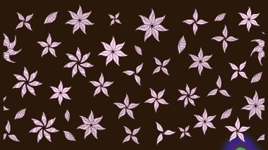 Çiçek deseni. Flower eskiz arka planı. Raster illüstrasyonu. Şatafatlı bahar bahçesi dokusu.