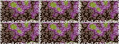 Renkli Bahar Temalı Kusursuz Arkaplan. Güzel kumaş deseni. Düz Çiçek Elementleri Tasarımı. Raster illüstrasyonunda kusursuz çiçek deseni.