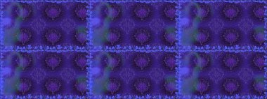 Mor renkli çiçeklerle kusursuz çiçek deseni. Suluboya tarzında mor renkte çiçekler.