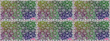 Çiçekli, suluboya desenli kusursuz çiçek deseni. Küçük çiçekte güzel bir çiçek deseni var. Raster deseni.