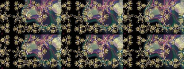 Siyah ve gri kar tanelerinden izole edilmiş. Güzel bir kış süsü. Kar taneleri koleksiyonu. Raster illüstrasyonu.