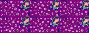 El çizimi Raster çizimi. Çizim çiçek deseni duvar kağıdı, web sitesi arka planı, ambalaj kağıdı, davetiye, broşür, afiş veya web sitesi için kullanılabilir. Parlak elementlerin.