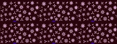 Moda baskıları için zarif bir şablon. Modern çiçek arkaplanı. Parlak renkli çiçekleri ve kahverengi renkli yaprakları olan harika bir çiçek deseni. Halk stili.