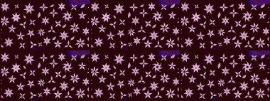 Renkli Bahar Teması eskiz kalıbı. Düz Çiçek Elementleri Tasarımı. Kahverengi renkli çiçekler. Sevimli çiçek raster deseni.