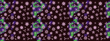 Süslü zentangle çizim dokusu, soyut çiçeklerle süslenmiş. Çiçek deseni duvar kağıdı, desen dolguları ve web sayfası arka planı için kullanılabilir. Şekillendirilmiş çiçekli çizim deseni.