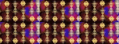 Güzel bir kış süsü. Renkli kar taneleri Raster çizimi. Raster kahverengi, mor ve kırmızı kar tanelerinden izole edilmiş..