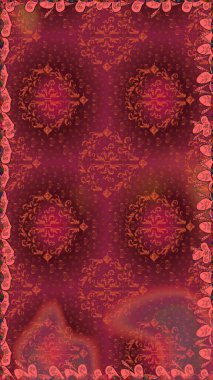 Raster illüstrasyonu. Organik motif arka planı. Kusursuz desen. Ultraviyole kumaş deseni.