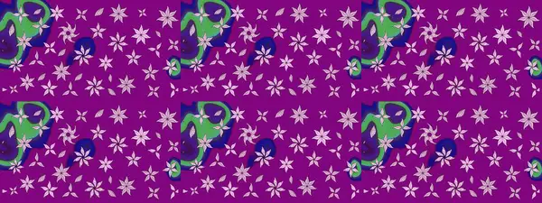 Nazikçe, güzel çiçek arkaplanı. Çiçekli karalama şeklinde Raster çiçek deseni. Mor renkte çiçekler.