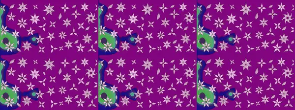 Mor renkli vadi çiçekleri. Çiçeksel çizim kalıbının çizimi.