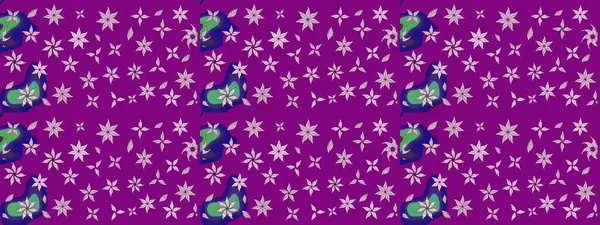 Eskiz arkaplan modeli. Suluboya, elle çizilmiş. Mor üzerine çiçekler. Raster stoku.