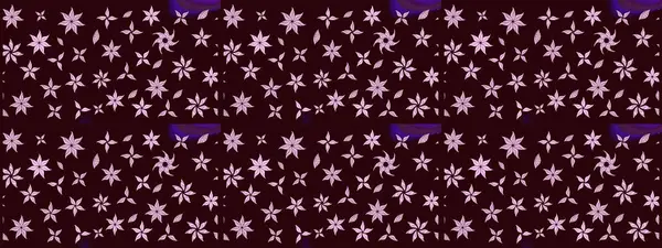 Renkli Bahar Teması eskiz kalıbı. Düz Çiçek Elementleri Tasarımı. Kahverengi renkli çiçekler. Sevimli çiçek raster deseni.