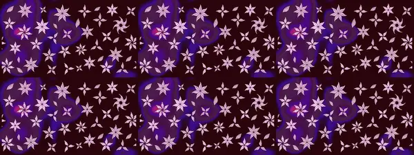 Kahverengi renkli çiçekler. Raster illüstrasyonu. Çizim çiçek deseni duvar kağıdı için kullanılabilir.