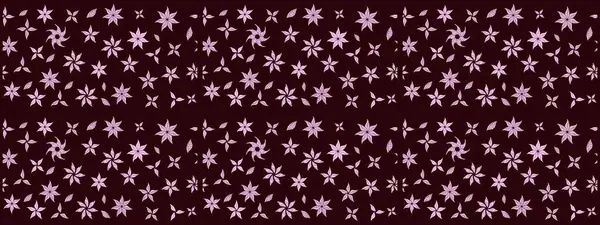 Kahverengi renkli çiçekler. Düz Çiçek Elementleri Tasarımı. Çiçekli çizim şekli. Renkli Bahar Teması çizim şablonu.