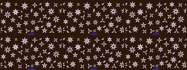 Raster suluboya çiçek deseni, narin çiçekler, kahverengi çiçekler, tebrik kartı şablonu. Güzel kumaş deseni.