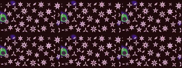 Varicolobrown Raster çizimi. Küçük çiçekteki sevimli çiçek deseni. Birçok kahverengi ve soyut çiçekli tropikal çizim deseni.