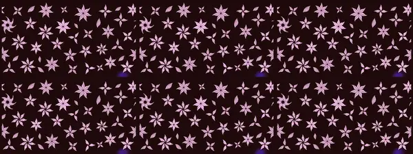 Düz Çiçek Elementleri Tasarımı. Renkli Bahar Teması eskiz kalıbı. Süslü kumaş deseni. Raster illüstrasyonunda çiçek deseni çizimi.