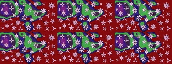 Çizim çiçek deseni duvar kağıdı, web sitesi arka planı, ambalaj kağıdı, davetiye, broşür, afiş veya web sitesi için kullanılabilir. Karalama elementleri. El çizimi Raster illüstrasyonu.