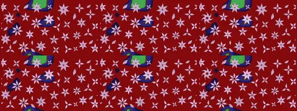 Kırmızı renkte çiçekler. Küçük çiçekte sevimli çiçek deseni var..