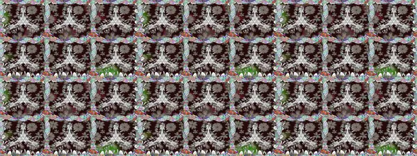 Raster güzel kumaş deseni. Soyut zerafet çiçek arka plan ile seamless modeli.