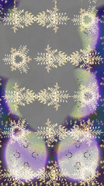 Raster illüstrasyonu. Kar taneli desen. Raster Noel soyut renkli arkaplan ve düşen kar tanesi..