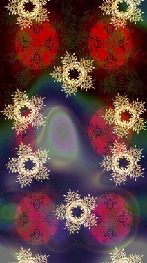 Modern tasarım posteri, kapak, kahverengi, gri ve kırmızı renkli kart tasarımı. Retro stil dokusu, şablon kış elementleri. Kar taneleri tasarımı. Moda olmuş kar taneleri ve elementler Memphis kartları.