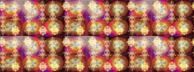 Raster kahverengisi, bej ve nötr kar tanesinden izole edilmiş. Renkli kar taneleri Raster çizimi. Güzel kış süsleri..