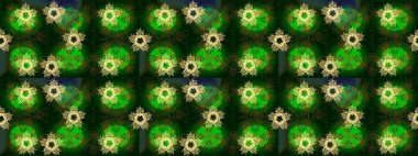 Snowflakes desen. Raster kar taneleri arka plan. Kar tanesi renkli desen. Renk arka plan üzerinde izole soyut kar taneleri ile düz tasarım. Raster illüstrasyon.