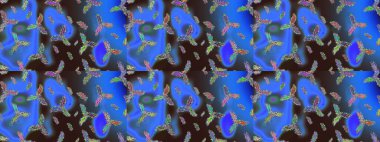 Kar tanesi süsleme deseni. Raster illüstrasyonu. Kar taneleri arka planda. Arkaplanda soyut kar taneleri olan düz tasarım. Kar taneleri deseni.