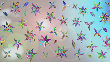 Eskiz arkaplan modeli. Gri yapraklı yabani çiçekler. Suluboya, elle çizilmiş. Raster illüstrasyonu.