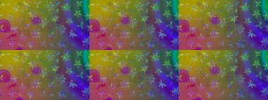 Nazik romantik baskı. Tatil havası. Raster güzel bir çiçek deseni çizmiş. Bahar mevsimi.