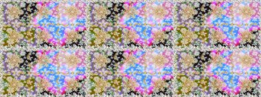 Raster illüstrasyonu. Kusursuz altın desenli bukleler. Altın elementli nötr renkler. Raster altın desen. Doğu tarzı arabesk.