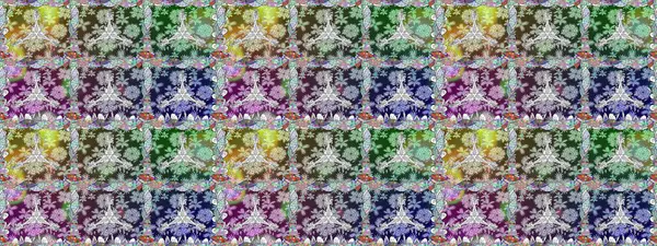 Kusursuz. Küçük çiçekteki sevimli çiçek deseni. Raster illüstrasyonu.