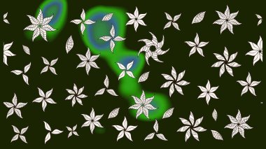 Raster illüstrasyonu. Egzotik çiçekler, gri renkte botanik parlak klasik doğa. Klasik tropikal doğal elementlerin suluboya seti.