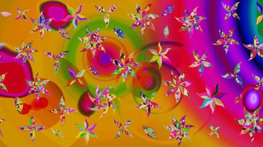 Sarı çiçekli eskiz deseni, suluboya çiçek deseni, sevimli çiçek, duvar kağıdı, kart veya kumaş için fayanslı. Raster - stok.