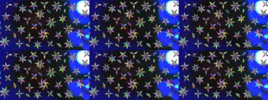 Çiçek desenli eskiz, darbeler, sıçramalar, yaz çiçekleri. Gri renkli çiçekler. Raster illüstrasyonu.