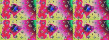 Hediye ambalaj kağıdı, tebrik kartları, posterler ve pankart tasarımı. Raster düz çiçek çizim deseni. Tarafsız renklerde çiçekler.