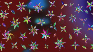 Moda baskısı. Dekorasyon ve tasarım için güzel bir desen. Suluboya çizim kalıbı. Çiçeğin suluboya çizimlerinin mükemmel deseni. Eski model. Raster illüstrasyonu.