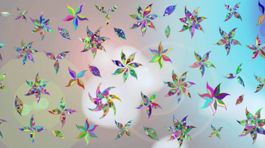 Çizim çiçek deseni duvar kağıdı, web sitesi arka planı, ambalaj kağıdı, davetiye, broşür, afiş veya web sitesi için kullanılabilir. Karalama elementleri. El çizimi Raster illüstrasyonu.