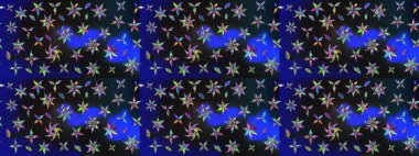 Sketch Floral Pattern in Raster illustration. Fancy fabric pattern. Colour Spring Theme sketch pattern Background. Flat Flower Elements Design.