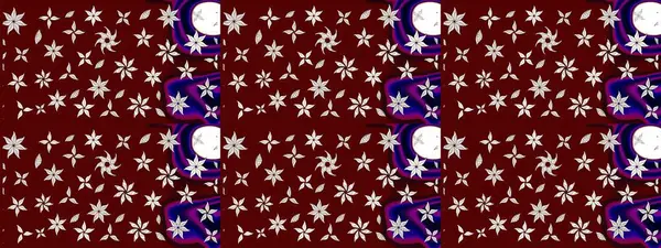 Parlak çiçekli kolaj çiçeği kırmızısı. Çiçekli zambakların eskiz geçmişi. Çiçek tasarımı için inanılmaz kolaj cennet tarzı..