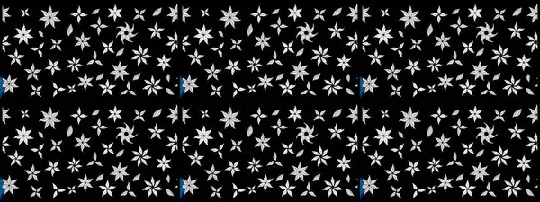 Raster güzel bir çiçek deseni çizmiş. Bahar mevsimi. Tatil havası. Nazik romantik baskı. Siyah renkte çiçekler.